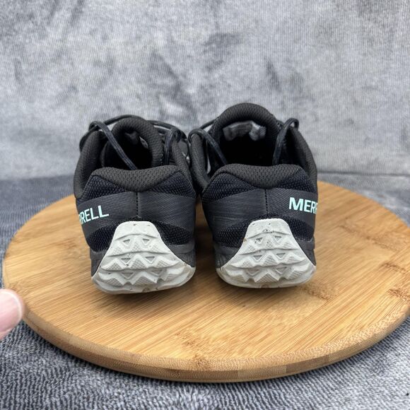 Merrell Shoes Womens Size 9.5 Black Gray Trail Running Vibram Low Top J135384 - Picture 4 of 10